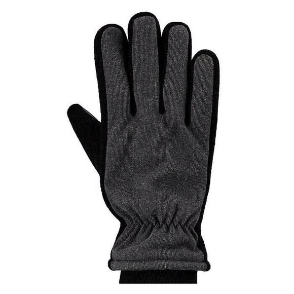 DOCKERS Stretch Palm Touch Screen Gloves Men's Size XLarge XL Black Gray - Picture 3 of 5